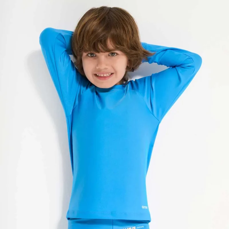 camiseta m/l proteccion uv logo