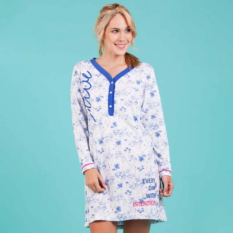 camisola m/l estamp.c/cartera