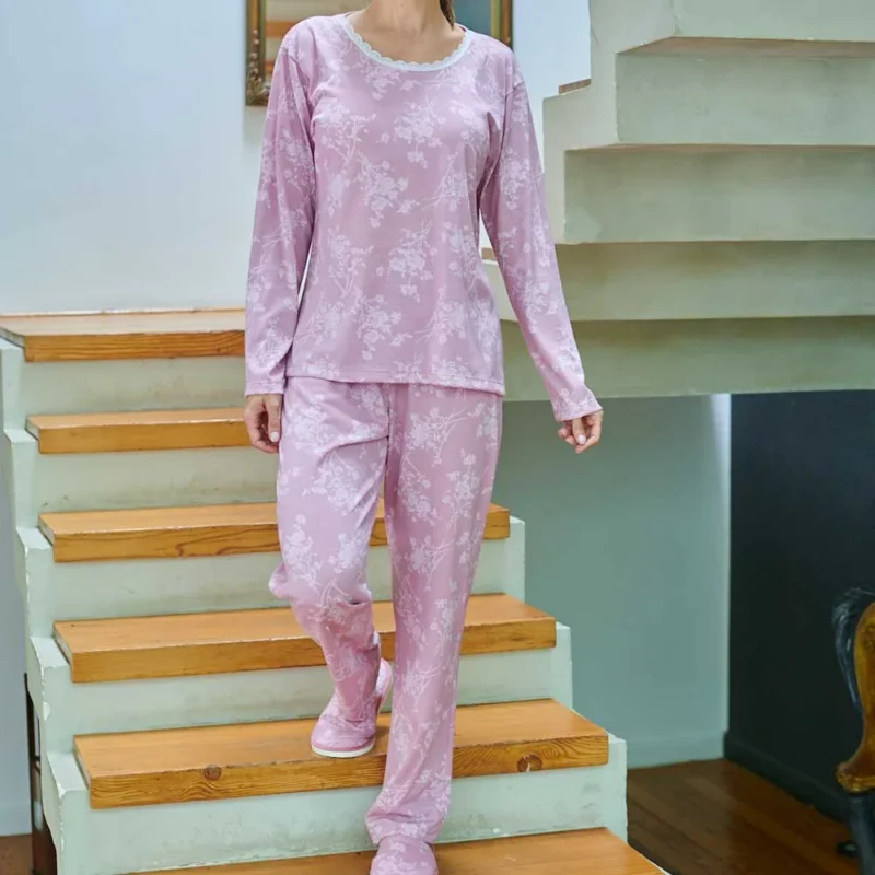 Alternative view of pijama m/l estampado