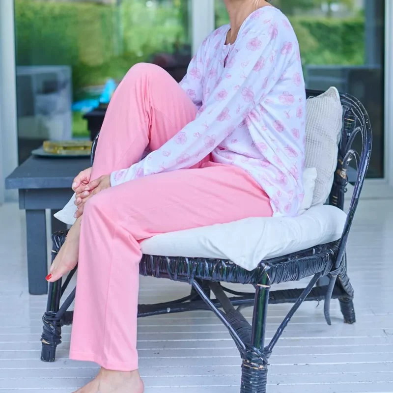 Alternative view of pijama m/l pantalon estampado