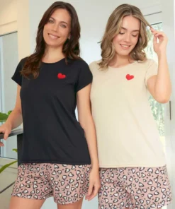 pijama m/c animal print